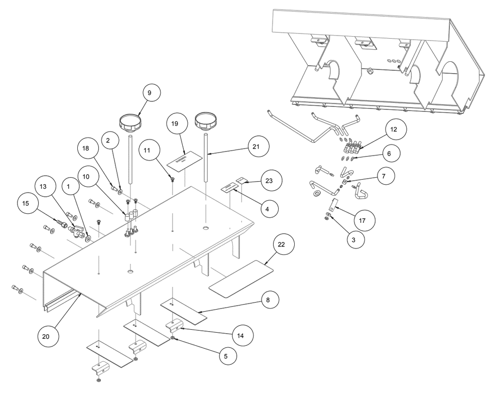 Section 02 Diagram and Parts List for GP8 168077 MK Diamond Workbench